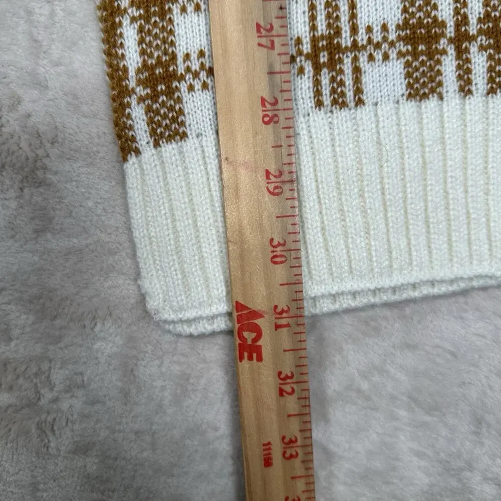 NWT Timberland Wheat & Ivory Buffalo Plaid Unisex Winter Scarf 62”
